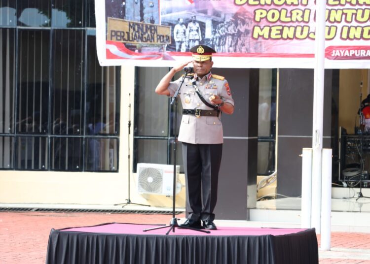 Kapolda Papua Pimpin Upacara Peringatan Hari Juang Polri Tahun 2025