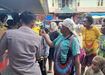 Polres Merauke Kembali Laksanakan Gerakan Pangan Murah Hari ke-10