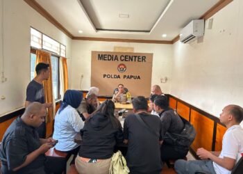 Bangun Kolaborasi, Humas Polda Papua Gelar Pertemuan Bersama Insan Pers