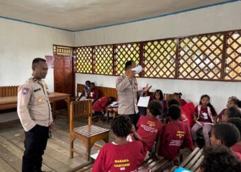 Polres Pegunungan Bintang Terus Kawal Generasi Emas Papua Lewat Program Si-IPAR Operasi Rasaka Cartenz 2025