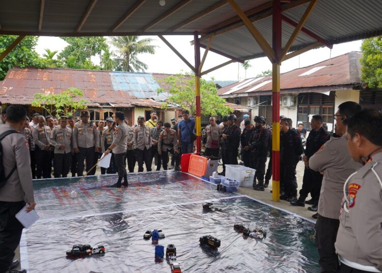 Kapolda Papua Barat Pimpin Tactical Floor Game, Perkuat Kesiapsiagaan Personel