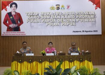 Tatap Muka Ibu Asuh Polwan, Perkuat Peran Srikandi Polri di Tanah Papua