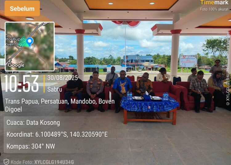 Polres Boven Digoel Gelar Operasi Gerakan Pangan Murah Ke-3, Salurkan 6 Ton Beras untuk 1.200 Keluarga