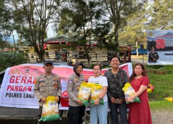 Polres Lanny Jaya Gelar Operasi Gerakan Pangan Murah Tahap 5