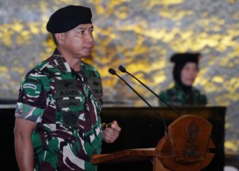 Panglima TNI Terima Laporan Korps Kenaikan Pangkat 177 Pati TNI