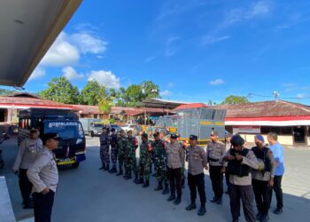 Sinergi POLRI-TNI Perkuat Keamanan Manokwari Lewat Patroli Gabungan Skala Besar Di Manokwari