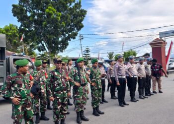 TNI Perkuat Pengamanan Polda Papua Barat dan Polresta Manokwari, Tindak Lanjut Permintaan Perbantuan Polri