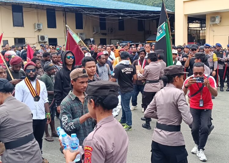 Polda Papua Klaim Aksi Unjuk Rasa Hari Ini Berjalan Kondusif