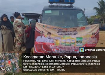 Hari ke-16 Operasi Gerakan Pangan Murah, Polres Merauke Distribusikan Ribuan Kilogram Beras untuk Masyarakat