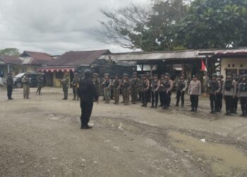 Polres Yahukimo Gelar Patroli Gabungan Skala Besar, Pastikan Situasi Kamtibmas Tetap Kondusif