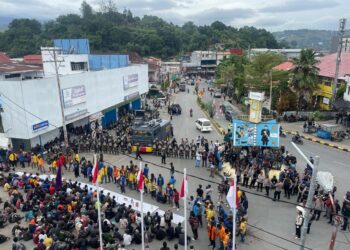Polda Papua Amankan Aksi Unjuk Rasa di Abepura Berjalan Aman dan Kondusif