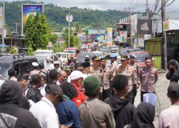 Wakapolda Papua Barat Turun Langsung Kawal Aksi Unjuk Rasa Mahasiswa di Manokwari