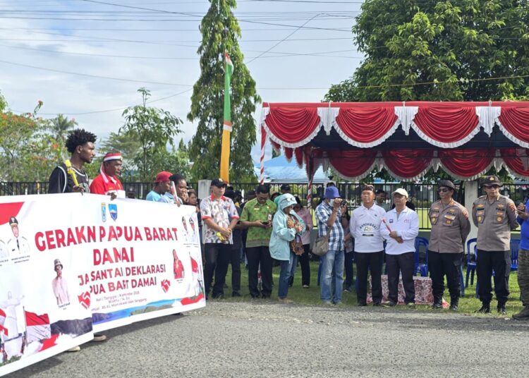 Deklarasi Papua Barat Damai Wujud Persatuan dan Komitmen Menjaga Kamtibmas di Manokwari