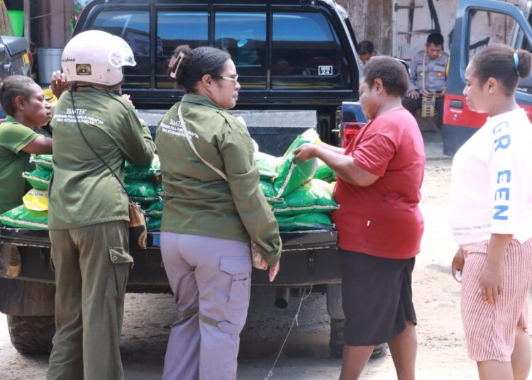 Polres Boven Digoel terus laksanakan GPM jaga Stabilitas Harga Beras