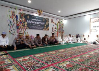 Teladani Akhlak Rasulullah, Polres Mansel Gelar Peringatan Maulid Nabi Muhammad SAW