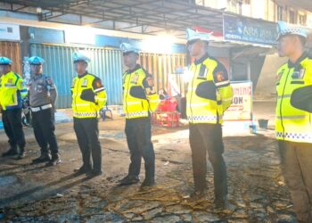 Ditlantas Polda Papua Barat Gelar Blue Light Patrol, Cegah Aksi Balapan Liar di Kota Manokwari