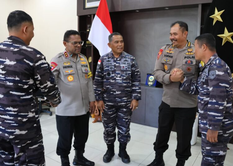 Kapolda Papua Terima Kunjungan Dankodaeral X Jayapura, Wujudkan Kebersamaan dalam Menjaga Stabilitas Keamanan