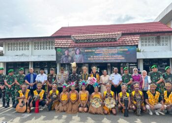 Kapolda Papua Barat Hadiri Penyambutan Pangdam XVIII/Kasuari