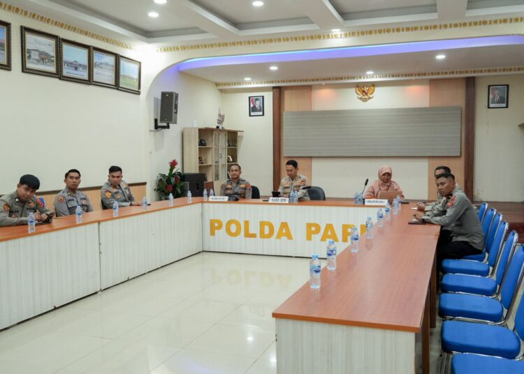 Polda Papua Ikuti Zoom Meeting Program Ketahanan Pangan Bersama SSDM Polri dan BPS RI