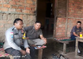 Bhabinkamtibmas Kampung Tomer Gelar DDS, Ajak Warga Jaga Kamtibmas dan Hidup Sehat