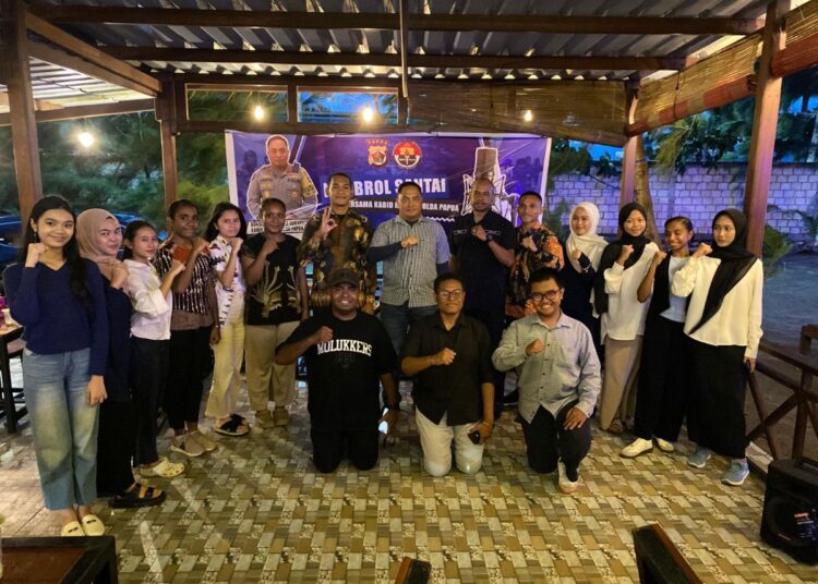 Kabid Humas Menyapa, Polda Papua Ajak Generasi Muda Lawan Hoaks dan Jaga Keamanan