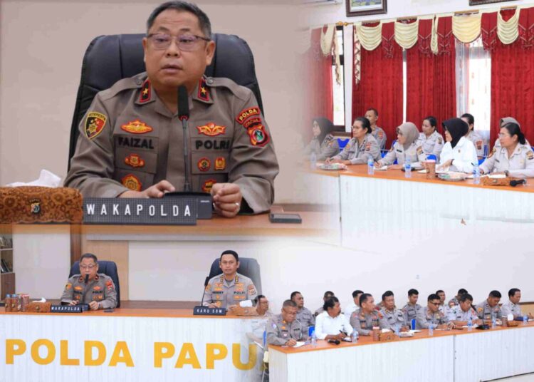 Wakapolda Papua Tekankan Peran Strategis Kasubag Renmin dalam Penguatan Administrasi dan Disiplin Satker