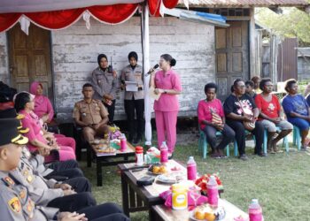 HKGB ke-73, Bhayangkari Daerah Papua Resmikan Sarana Air Bersih di Merauke