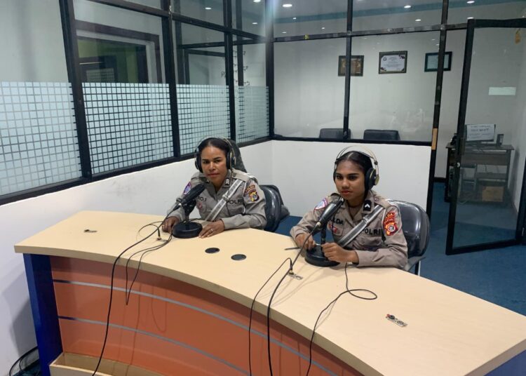 Polantas Menyapa, Ditlantas Polda Papua Hadirkan Informasi Lalu Lintas Lewat Patroli Udara