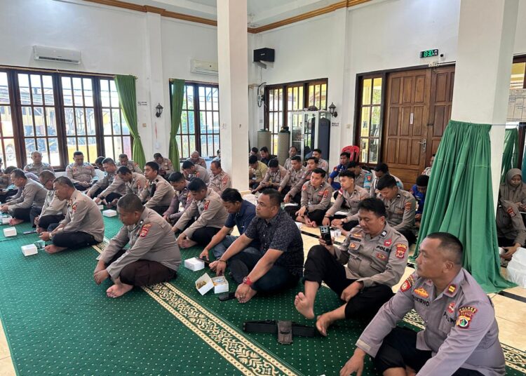 Polres Merauke Gelar Kegiatan Binrohtal, Doakan Keamanan dan Kondusifitas di Merauke