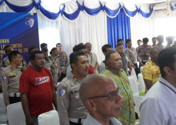 Ditlantas Polda Papua Barat Gelar Syukuran HUT Lalu Lintas Bhayangkara ke-70