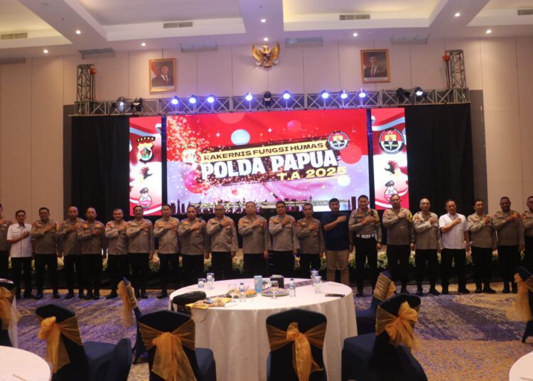 Rakernis Bidang Humas Polda Papua Ajak Personel Tingkatkan Kapasitas di Era Digital