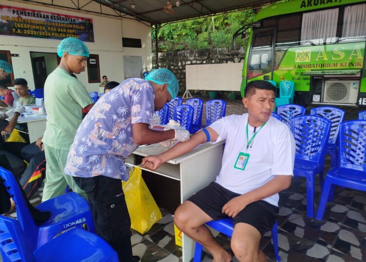 Peserta Seleksi PAG dan SBP Jalani Pemeriksaan Kesehatan di Polda Papua