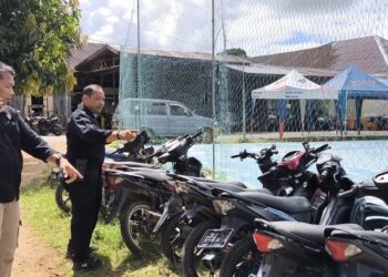 Polres Merauke Amankan 7 Sepeda Motor Hasil Temuan, Warga Diimbau Segera Mengecek Kepemilikan