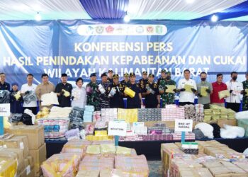 Kodaeral XII Tegaskan Komitmen Sinergi dalam Upaya Penindakan Barang Ilegal di Wilayah Maritim