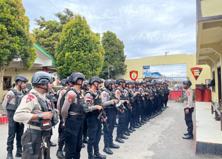 Cegah Kriminalitas, Polres Jayawijaya Amankan Sajam dan Miras