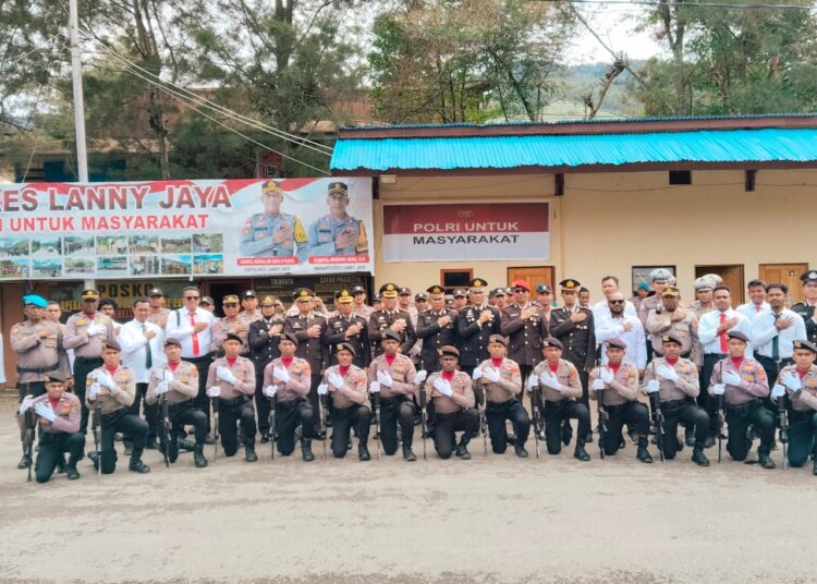Polres Lanny Jaya Gelar Upacara Peringatan Hari Kesaktian Pancasila 1 Oktober 2025