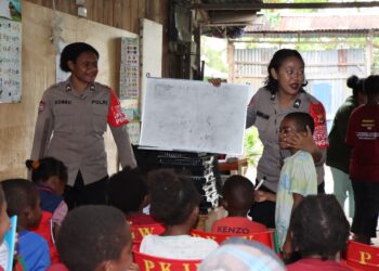 Operasi Rasaka Cartenz 2025, Subsatgas Si-ipar Polres Jayawijaya Gelar Kegiatan di Kampung Walani