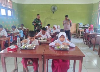 Kapolsek Bonggo Hadiri Launching Dapur Sehat Anak Negeri, Dorong Pemberdayaan Petani Lokal