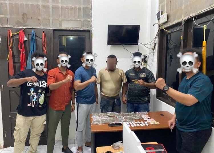 Peredaran Ganja Digagalkan, Sat Narkoba Polres Sarmi Amankan Pelaku dan Barang Bukti