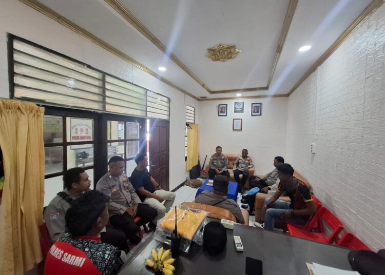 Kapolsek Sarmi Kota Pimpin Anev Bulanan Evaluasi Kinerja dan Pengawasan Tahanan