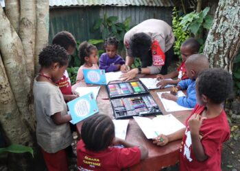 Polres Jayawijaya Gelar Kegiatan Edukatif di Kampung Walani, Wujud Kepedulian Rasaka Cartenz-2025