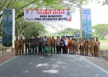 Wujudkan Sarmi Taat Pajak, Kapolres Sarmi Turut Dukung Pencanangan Area WLPKB