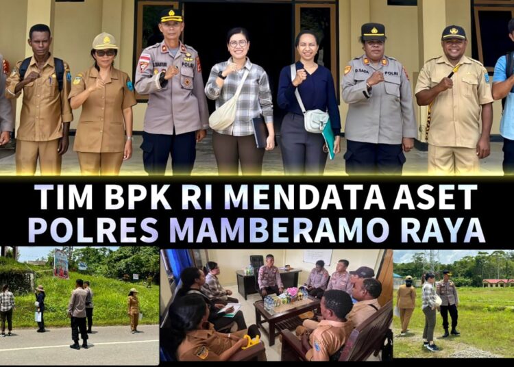 BPK RI Melakukan Pendataan Aset Polres Mamberamo Raya