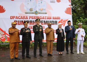 Kapolres Sarmi Hadiri Upacara Sumpah Pemuda, Kobarkan Semangat Indonesia Bersatu