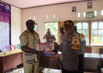 Jaga Stabilitas Keamanan Jelang Pemilihan Kepala Kampung, Kapolres Mappi Sambangi Dua Kampung di Distrik Obaa