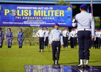 “Danpuspomau Pimpin Upacara Peringatan HUT ke-79 Pomau”