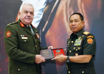 Kerja Sama Militer RI–Yordania Menguat, Panglima TNI Terima Kunjungan Kehormatan Mayor Jenderal Al Hnaity