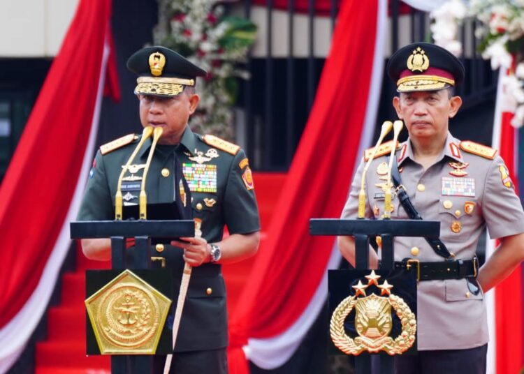 Panglima TNI dan Kapolri Lantik 1.621 Prabhatar di Akmil Magelang