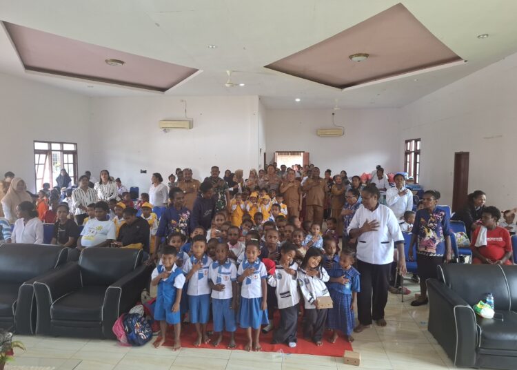 Kapolsek Sarmi Kota Dukung Gerakan Gemarikan, Ajak Masyarakat Cintai Ikan Lokal