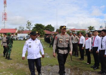 Apel Kesiapan Dalam Rangka Tanggap Darurat Bencana Hidrometeorologi di Polres Jayawijaya